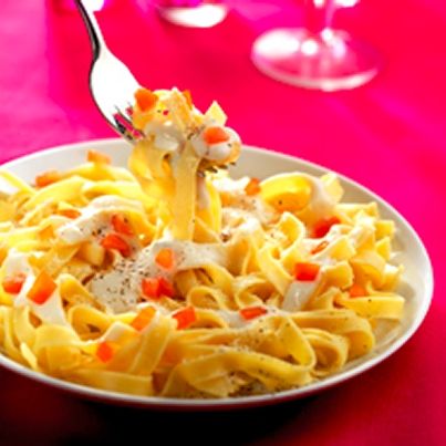 Tagliatelles aux 4 fromages