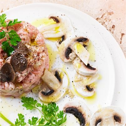 Tartare de veau à la truffe blanche