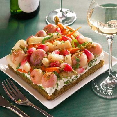 Tarte pré vert de Printemps