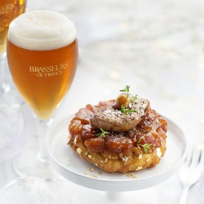 Tartelettes Tatin et foie gras