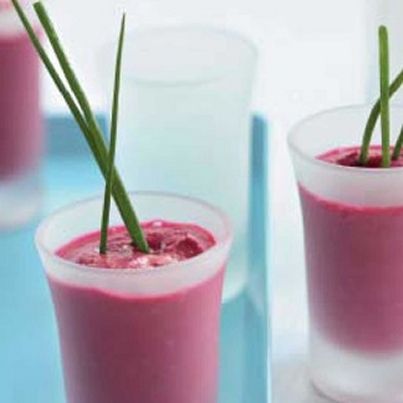 Velouté de betterave glacé