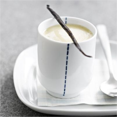 Velouté de pommes de terre coco vanille