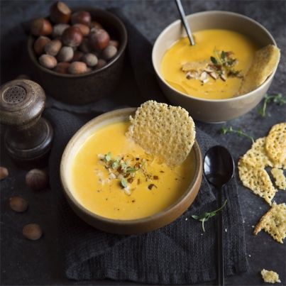 Velouté potimarron à la Raclette